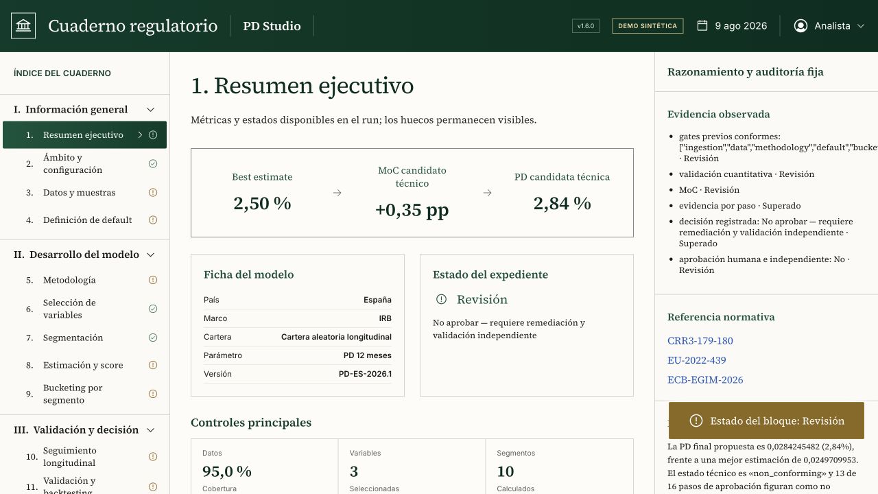 Resumen ejecutivo de PD Studio