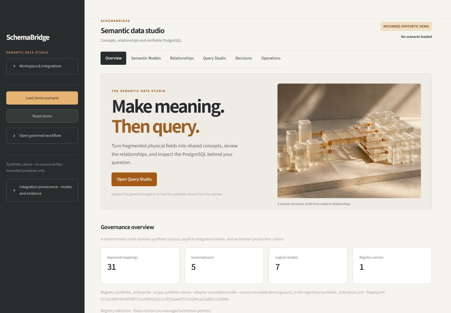 Captura de SchemaBridge