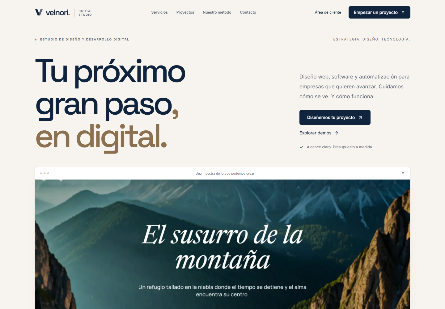 Captura de Velnori Studio