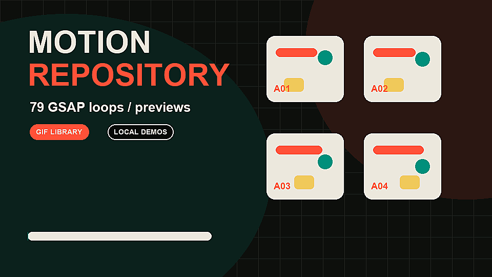 Captura del proyecto Mis animaciones: Repositorio de animaciones
